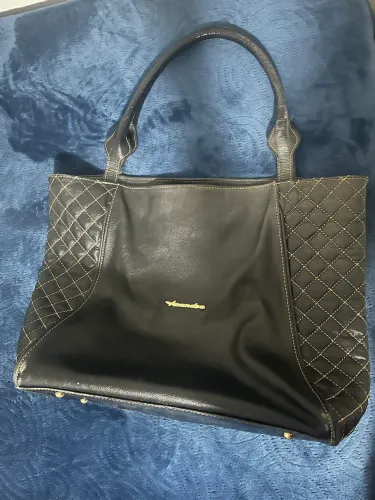 Bolsa de couro grande da Anandra