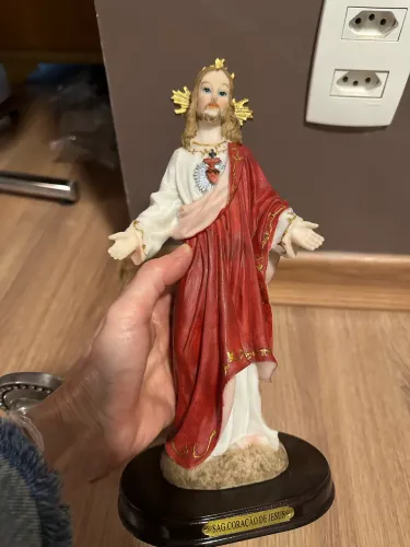 Estátua Sagrado Coração de Jesus 25cm