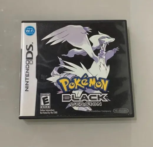Pokémon Black - apenas a caixa e folhetos originais