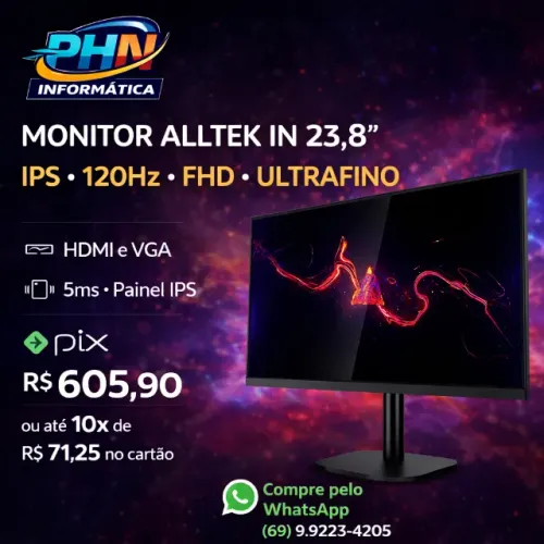 ? MONITOR ALLTEK IN 23,8? IPS 120Hz - ULTRAFINO FHD ?