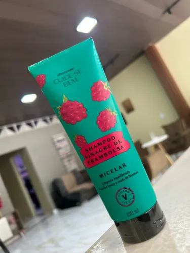Shampoo vinagre de framboesa OBotocario