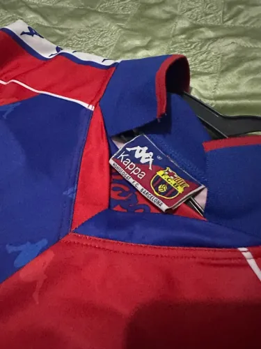 Camisa Barcelona Kappaa Retro Oficial 1996/97 Masculina