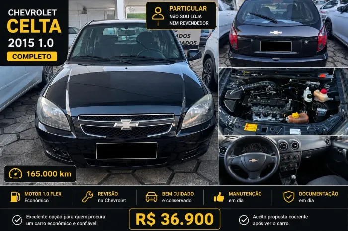 Chevrolet Celta Spirit/ LT 1.0 MPFI 8V Flexp. 5P 2015