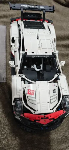 Lego Porsche tecnic importado primeira linha 1580 Pc mais de 30 cm enorme , montado com ma