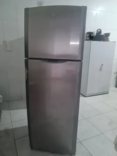 Geladeira 450 litros ge de inox