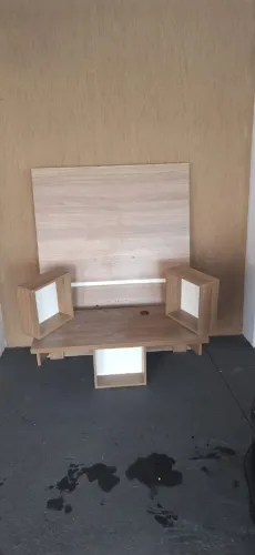 Painel, bancada e nicho