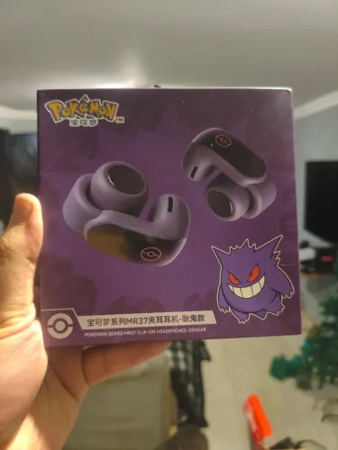 Fone bluetooth pokémon Gengar oficial