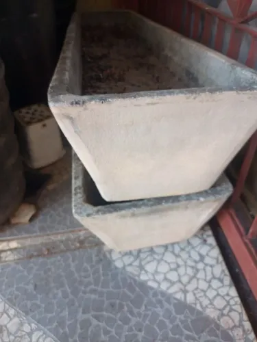 Vasos quadrados, tamanho médios