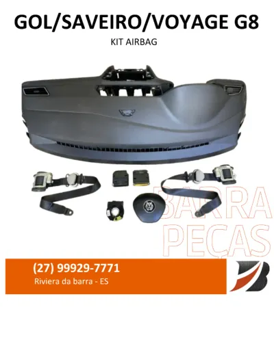 KIT AIR BAG GOL/SAVEIRO/VOYAGE G8 2018 a 2023