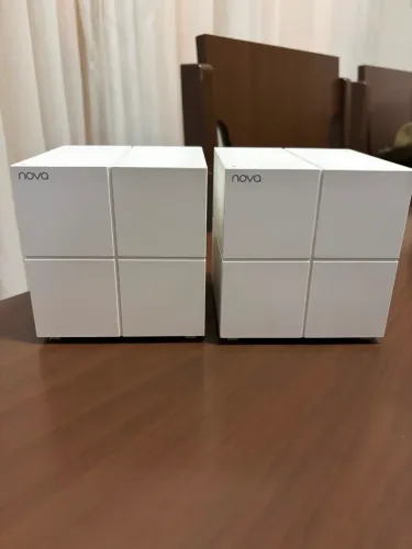 Roteador mesh tenda nova mw6 kit 2 módulos