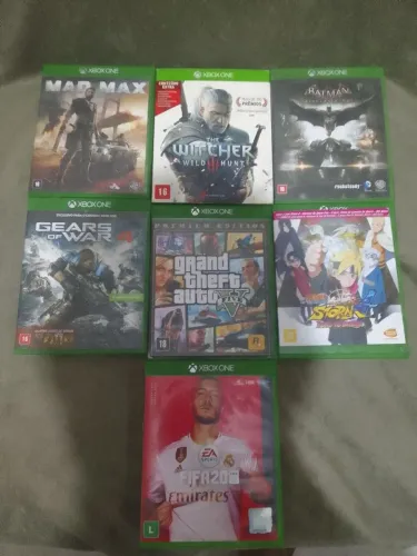 Jogo de x box one semi novo