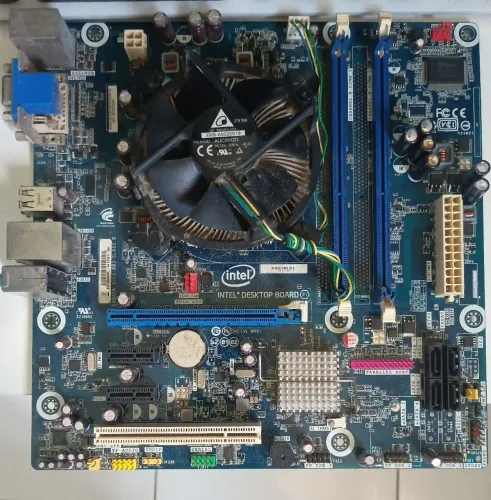 Kit Placa-mãe Intel DH55PJ + Processador Intel Core i3 + Cooler Original