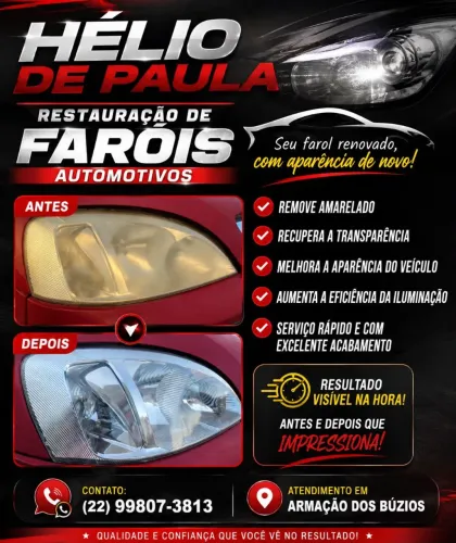 ?Restauração de faróis ?
