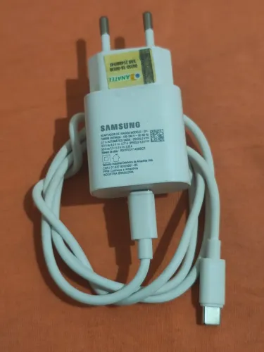 carregador fast Samsung 25w tipo C 
