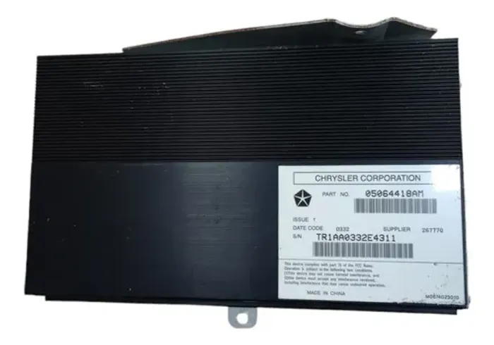 Módulo Amplificador Do Som Dodge Ram 2012 05064418am Cinza
