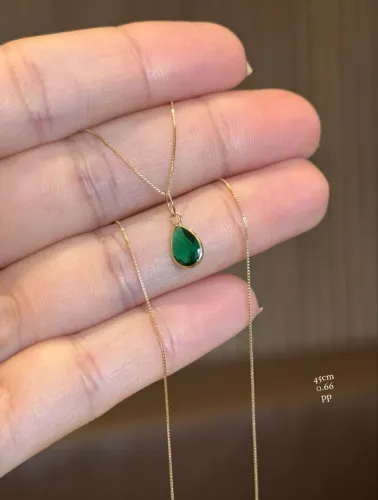 Cordão Feminino 45 cm de Ouro 18 K