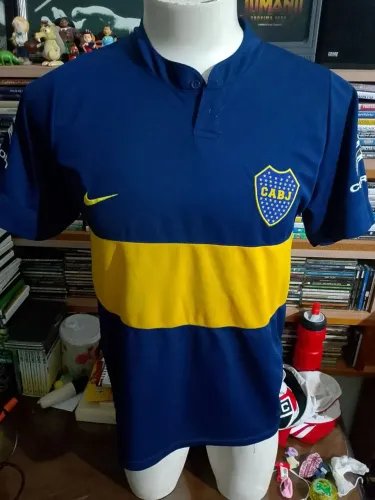camisa do boca juniors usada antiga