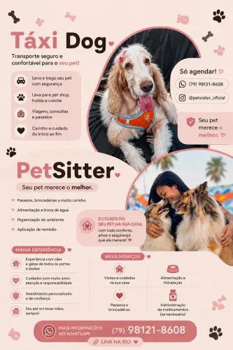 Pet sister | taxi dog