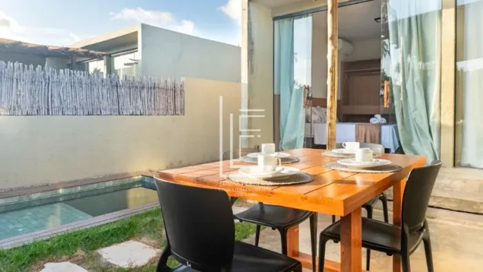 Casa de praia 100% mobiliada com 2 suítes e piscina privativa no Patacho - Riviera Patacho