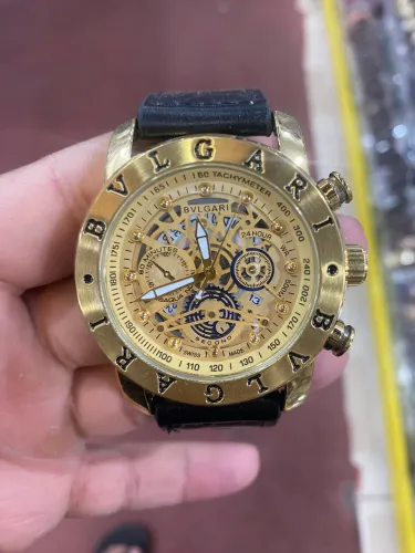 Bvlgari Pulseira de Couro