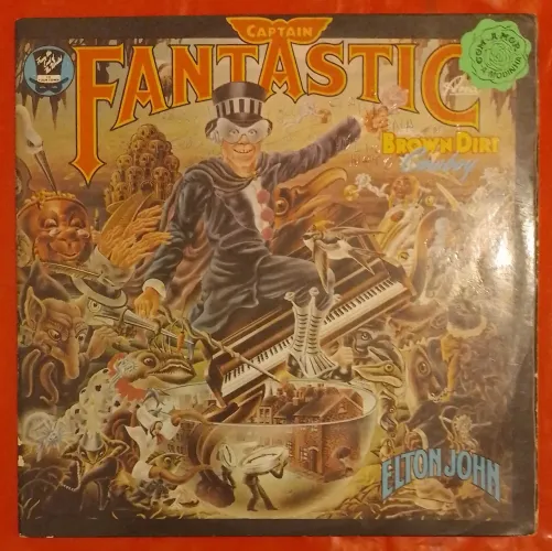 Elton John - Captain Fantastic And Brown Dirt Cowboy LP Disco Vinil Gatefold (VG+)