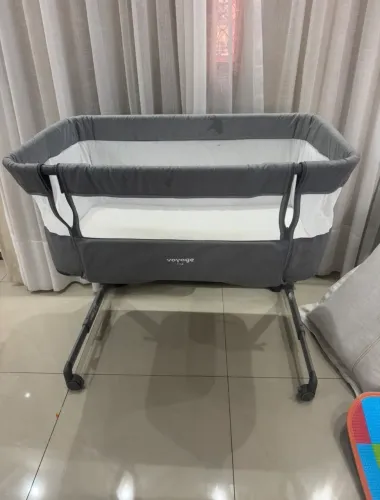Berço Portátil Co-bed Link Voyage - Cinza Mescla
