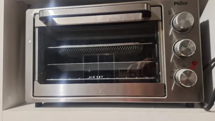 Forno Eletrico Philco Pfe40i Função Air Fryer 40 Litros Cor Aço Inox