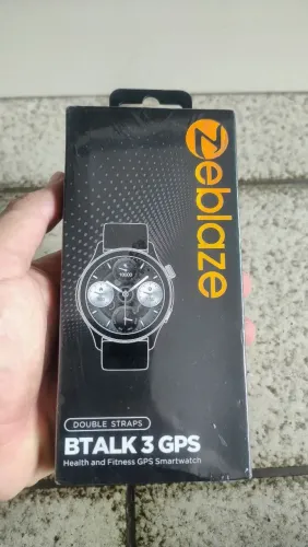 Relógio Zeblaze btalk com GPS integrado - ideal para o seu treino