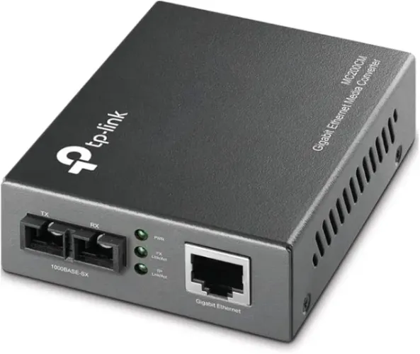 Par Conversor de Fibra Multimodo TPLink MC200CM