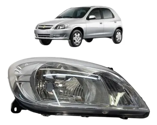 Farol Direiro Chevrolet Celta 2007 A 2015 Direito/passageiro