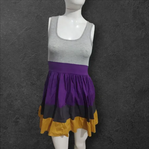 Vestido color block