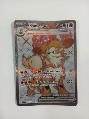 Carta pokemón TCG Arcanine EX