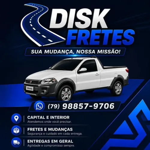 Disk frete na capital e interior