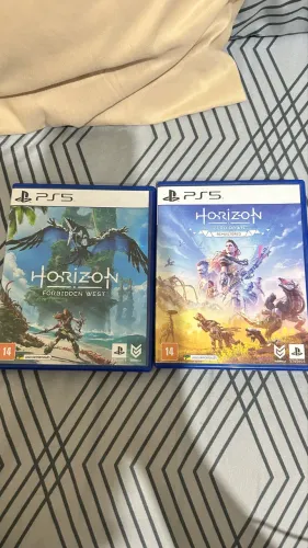 Jogos PS5 horizon (zero dawn e forbiden west)