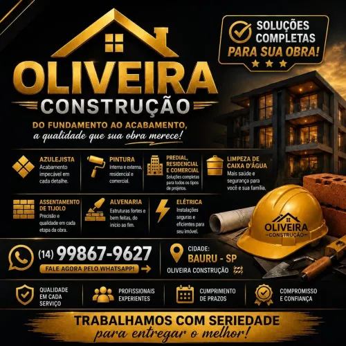 Pedreiro e em geral 