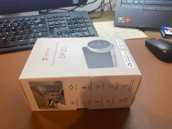 Wire-free Peephole Doorbell - EZVIZ - Olho Mágico Digital - Novo