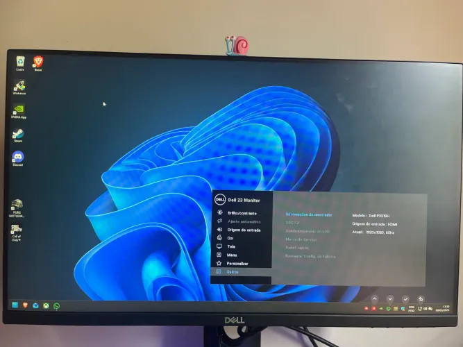 VENDO MONITOR DELL 23 Polegadas 60 Hz