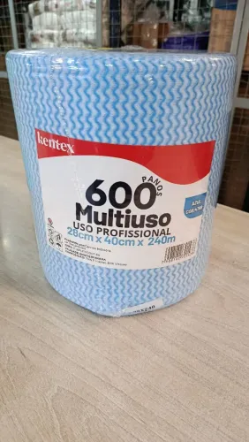 Pano Multiuso Sintético Para cozinha Rolo com 600 panos Azul ou Verde Entrega Grátis