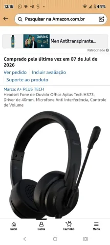 Fone de ouvido 