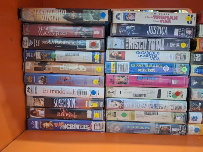50 Fitas VHS Diversas - Lote