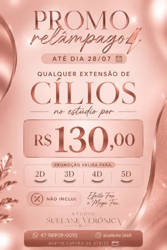 Extensão de cílios Joinville