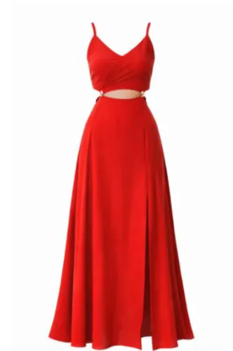 Vestido vermelho P/M