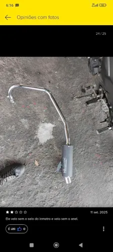 Escapamento fortuna 160