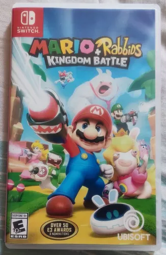 Jogo Game Mario + Rabbids Kingdom Battle Nintendo Switch