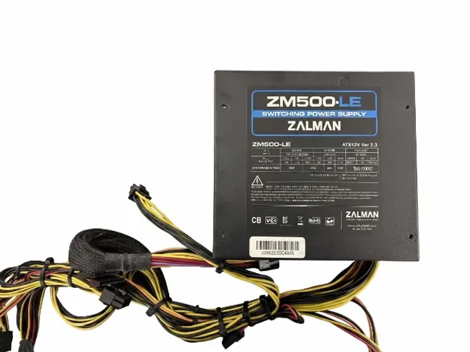 Fonte Zalman 500W ZM500-LE ATX12V V2.3