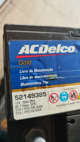 Bateria Acdelco 70 ah usadinha em Anápolis GO 2024 caixa alta !!!