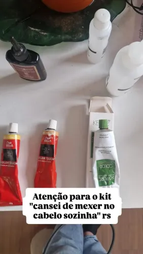 Kit de tintura para cabeleireiros