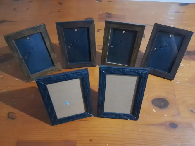 Kit com 6 porta-retratos em perfeito estado!