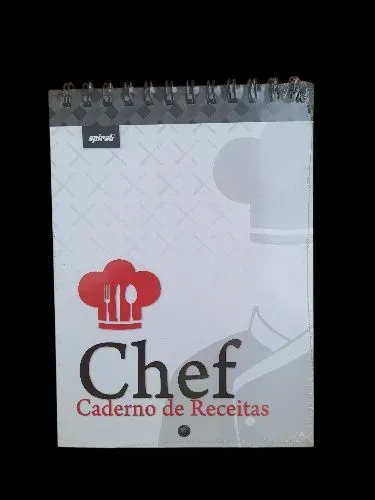 Caderno de receitas para cozinha