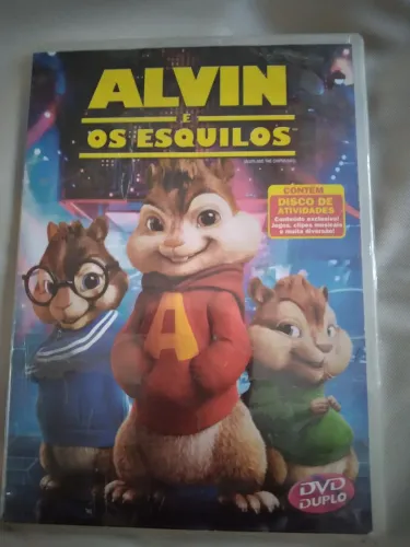 DVD Duplo Alvin E Os Esquilos - Filme + Disco De Atividades (Original)